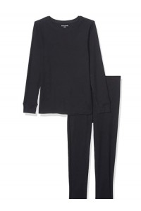 Black Women's Thermal Long Underwear Set