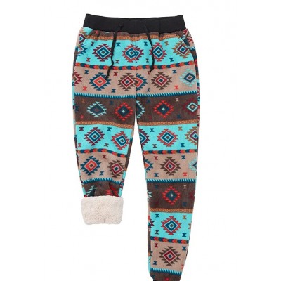 Deset Eyes Womens Fleece Jogger Sweatpants Printed Drawstring Athletic Workout Lounge Pants with Pockets